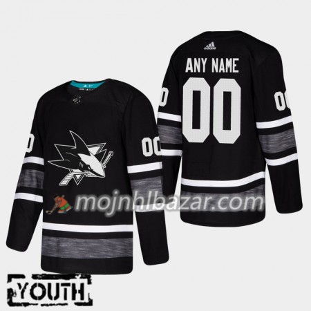 Dresovi San Jose Sharks Custom 2019 All-Star Adidas Crna Authentic - Dječji Dresovi San Jose Sharks Custom 2019 All-Star Adidas Crna Authentic - Dječji